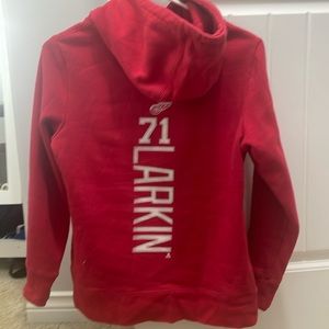 Detroit red wings hoodie Dylan Larkin XS